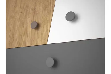 Nero Tv-benk 120 cm - Natur/Hvit/Grå - Møbler - Mediamøbel & tv møbel - TV-benk & mediabenk