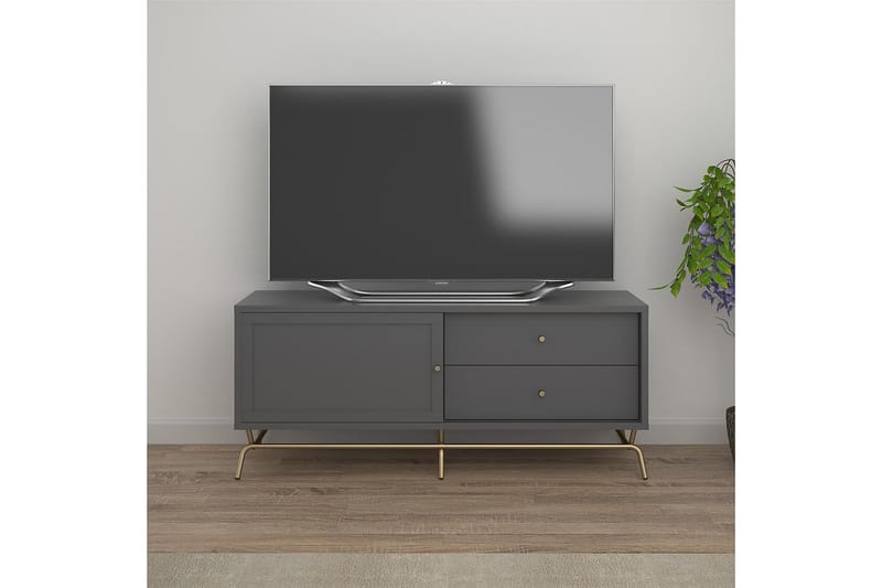 Nova Tv-benk 150x48 cm Grafittgrå - CosmoLiving - TV-benk & mediabenk