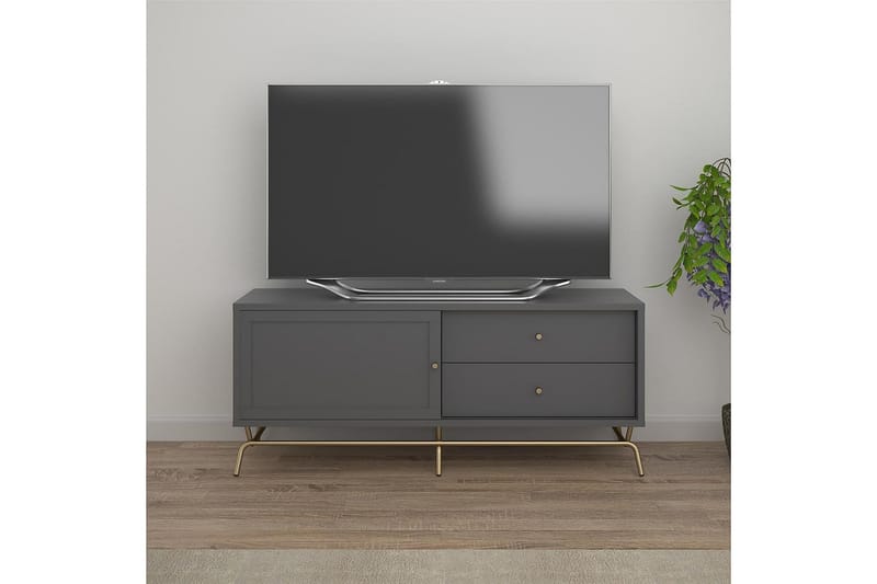 Nova Tv-benk 150x48 cm Grafittgrå - CosmoLiving - Møbler - Mediamøbel & tv møbel - TV-benk & mediabenk
