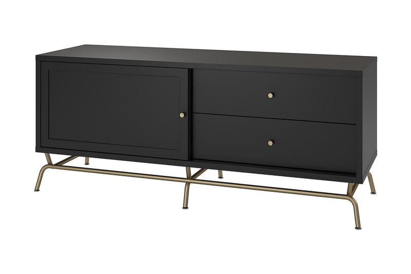 Nova TV-benk 150x50 cm Svart - CosmoLiving - Møbler - Mediamøbel & tv møbel - TV-benk & mediabenk