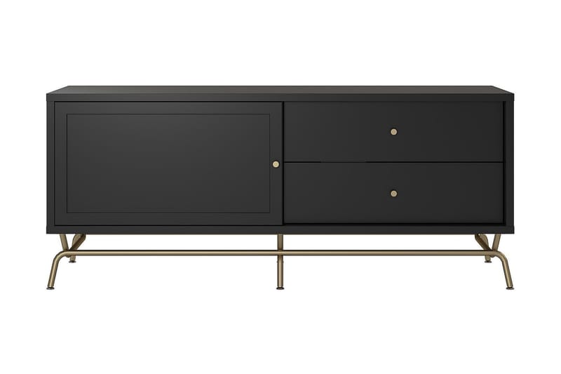 Nova TV-benk 150x50 cm Svart - CosmoLiving - Møbler - Mediamøbel & tv møbel - TV-benk & mediabenk