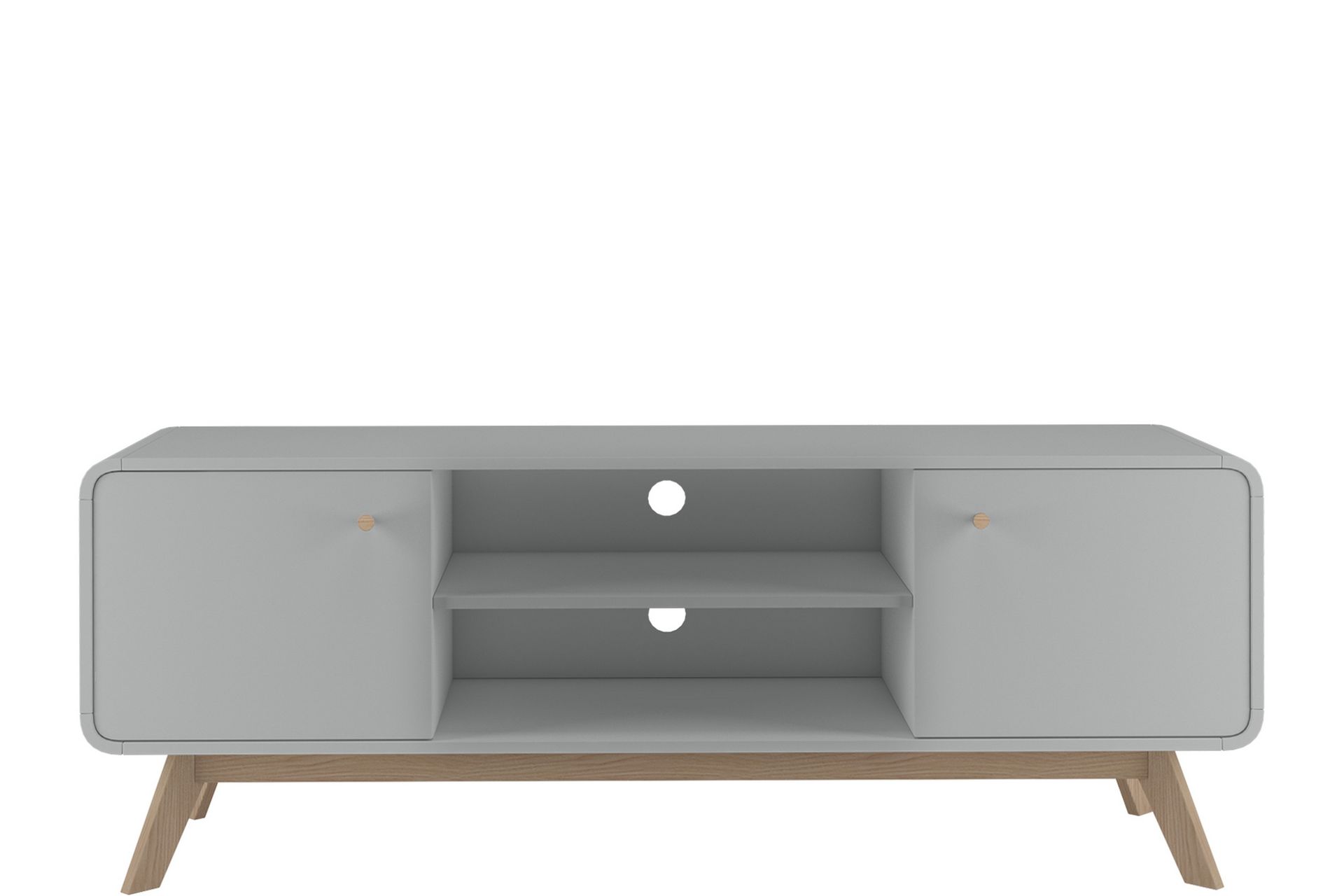 Olivet Tv-benk 140 cm - Grå - Møbler - Mediamøbel & tv møbel - TV-benk & mediabenk