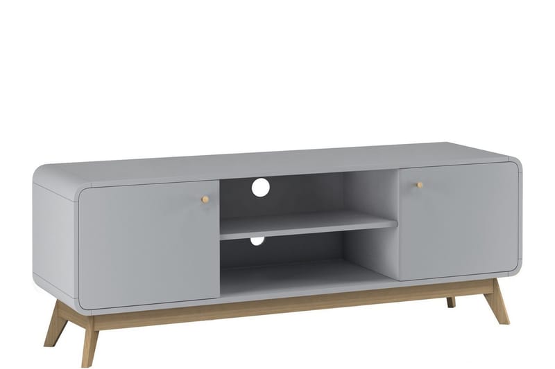 Olivet Tv-benk 140 cm - Grå - Møbler - Mediamøbel & tv møbel - TV-benk & mediabenk
