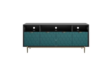 Olivia Tv-benk 151,4x51 cm Svart - CosmoLiving - Møbler - Mediamøbel & tv møbel - TV-benk & mediabenk
