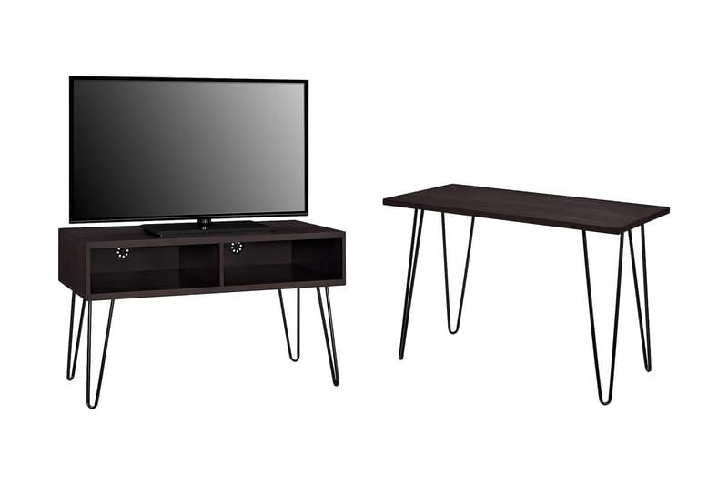 Owen TV-benk 107x50 cm Espresso - TV-benk & mediabenk