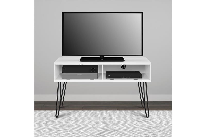 Owen TV-benk 107x50 cm Hvit - Dorel Home - Møbler - Mediamøbel & tv møbel - TV-benk & mediabenk