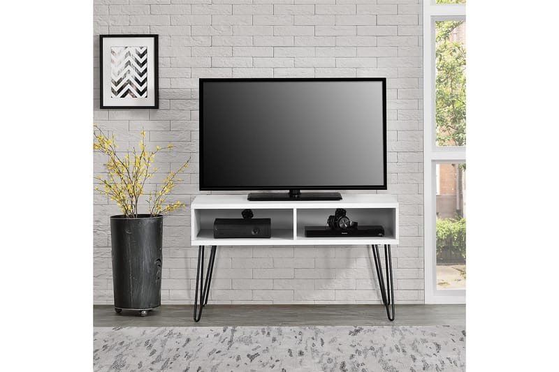 Owen TV-benk 107x50 cm Hvit - Dorel Home - Møbler - Mediamøbel & tv møbel - TV-benk & mediabenk