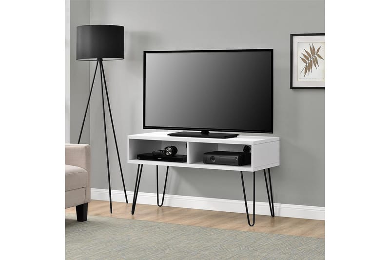 Owen TV-benk 107x50 cm Hvit - Møbler - Mediamøbel & tv møbel - TV-benk & mediabenk