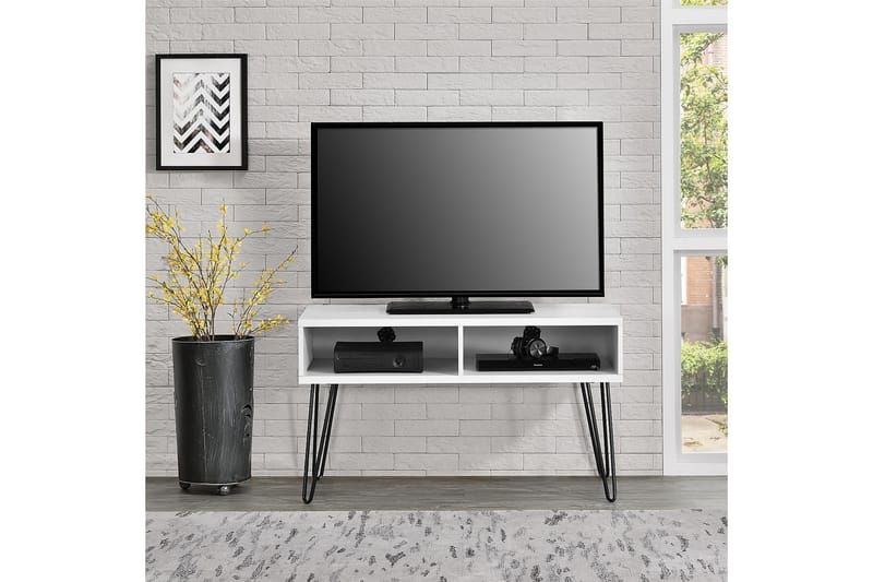 Owen TV-benk 107x50 cm Hvit - Møbler - Mediamøbel & tv møbel - TV-benk & mediabenk