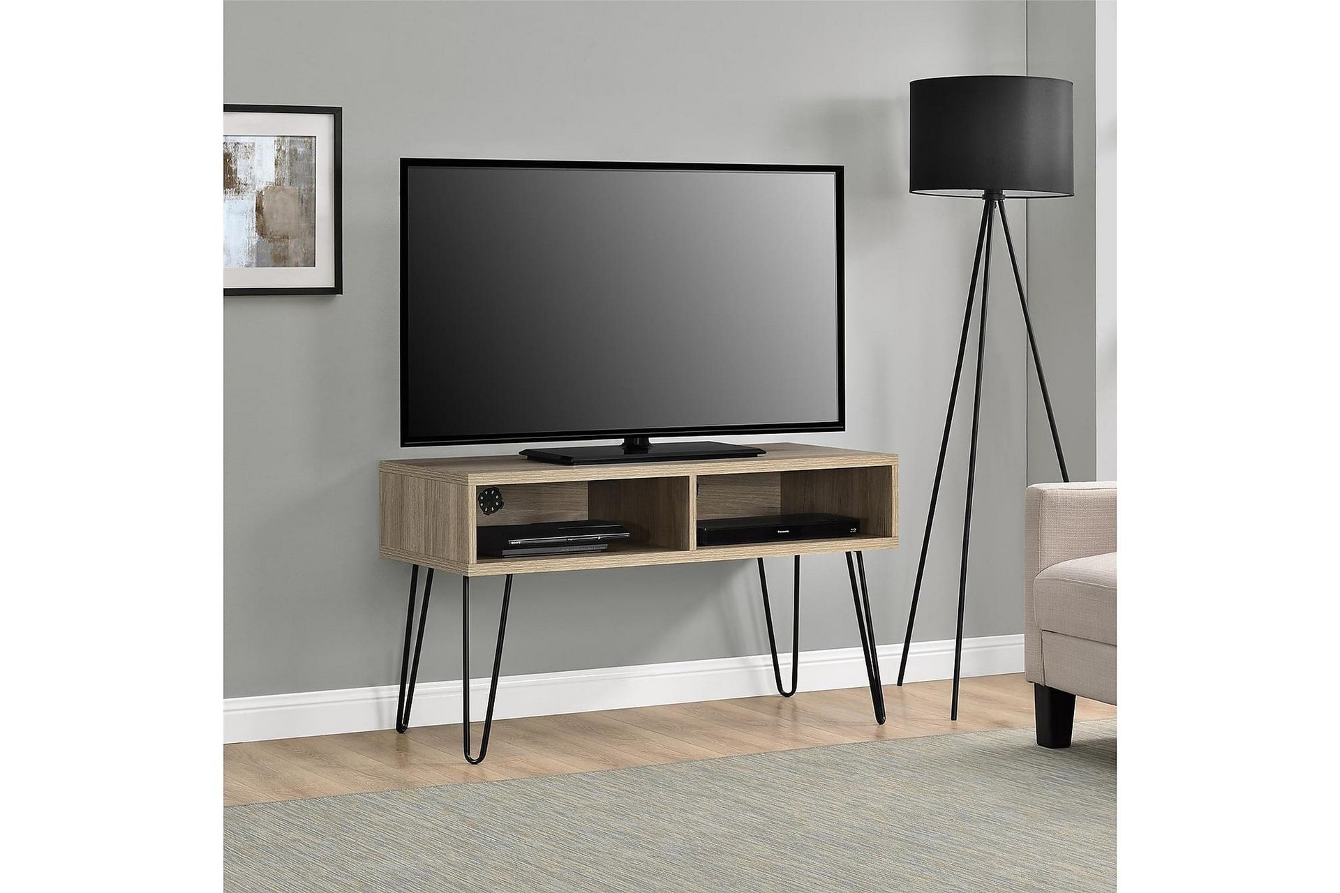Owen TV-benk 107x50 cm Tre/Natur - Møbler - Mediamøbel & tv møbel - TV-benk & mediabenk