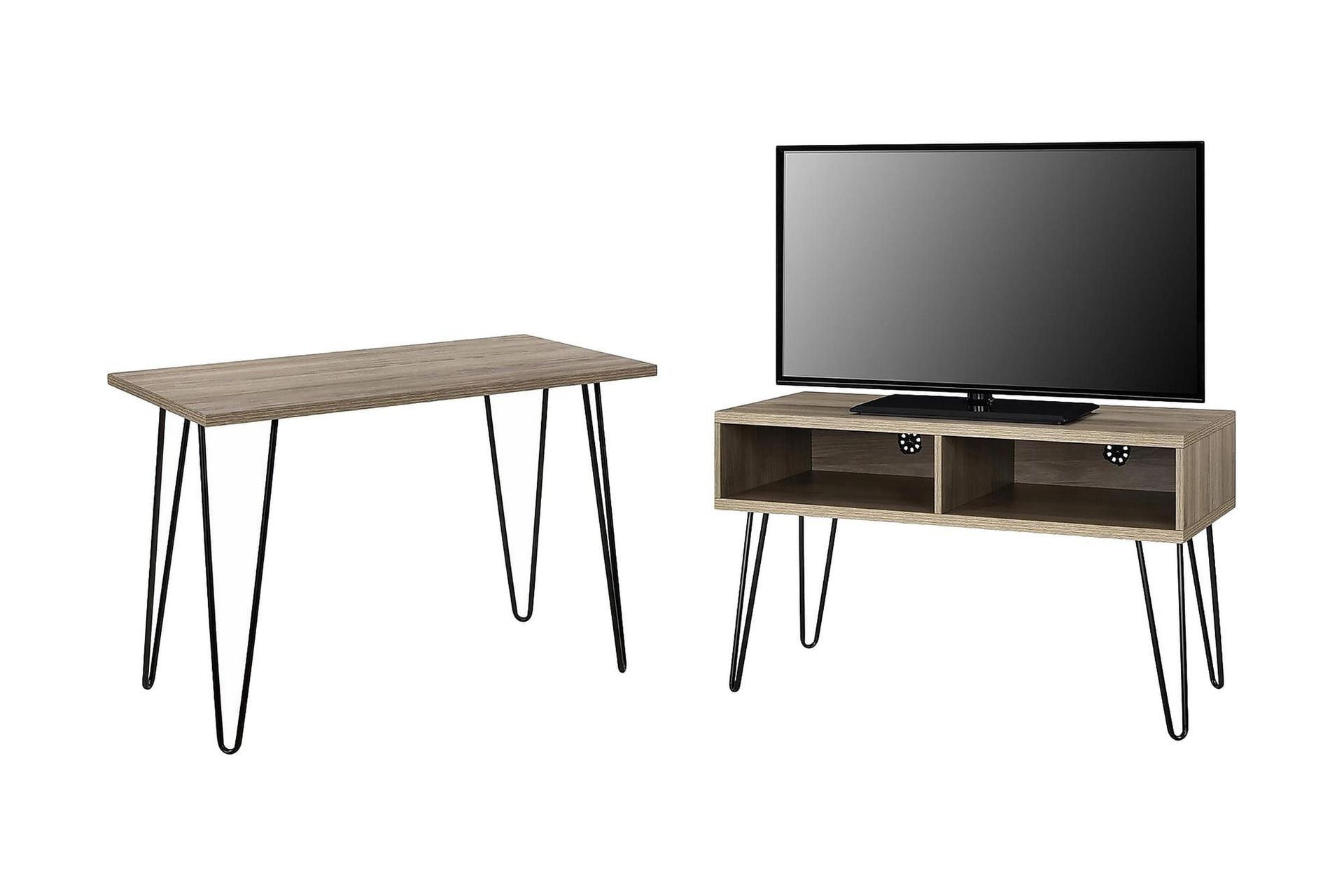 Owen TV-benk 107x50 cm Tre/Natur - Møbler - Mediamøbel & tv møbel - TV-benk & mediabenk