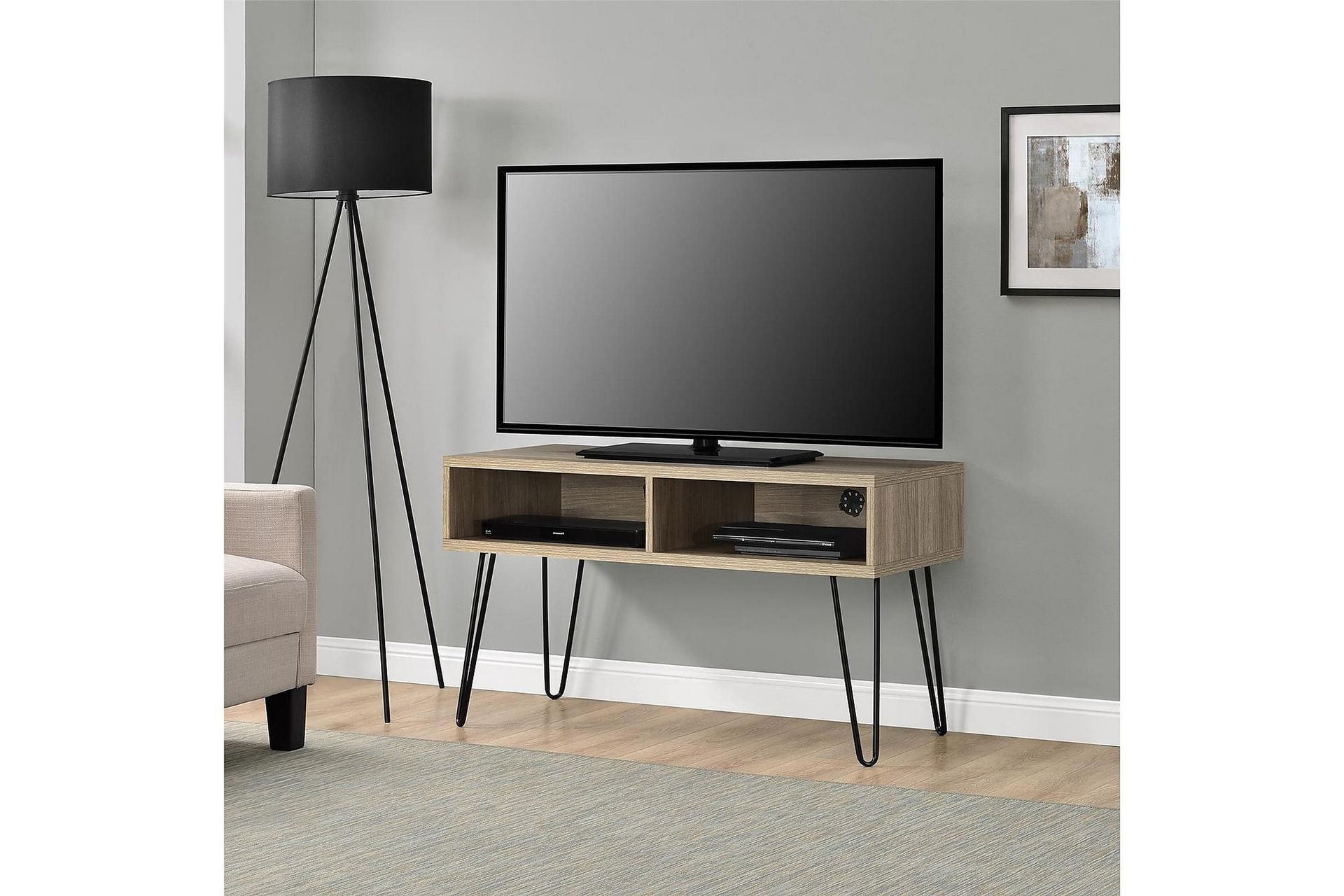 Owen TV-benk 107x50 cm Tre/Natur - Møbler - Mediamøbel & tv møbel - TV-benk & mediabenk