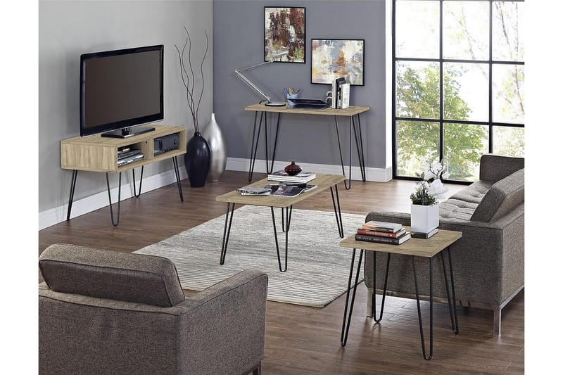 Owen TV-benk 107x50 cm Tre/Natur - Møbler - Mediamøbel & tv møbel - TV-benk & mediabenk