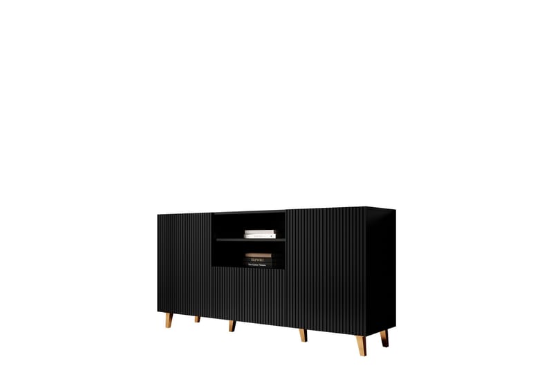 Pafos Tv-benk 40x82x150 cm - Svart - Møbler - Mediamøbel & tv møbel - TV-benk & mediabenk