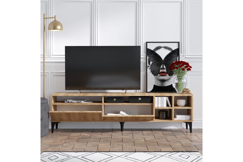 Palfrey TV-benk 180 cm - Natur - Møbler - Mediamøbel & tv møbel - TV-benk & mediabenk