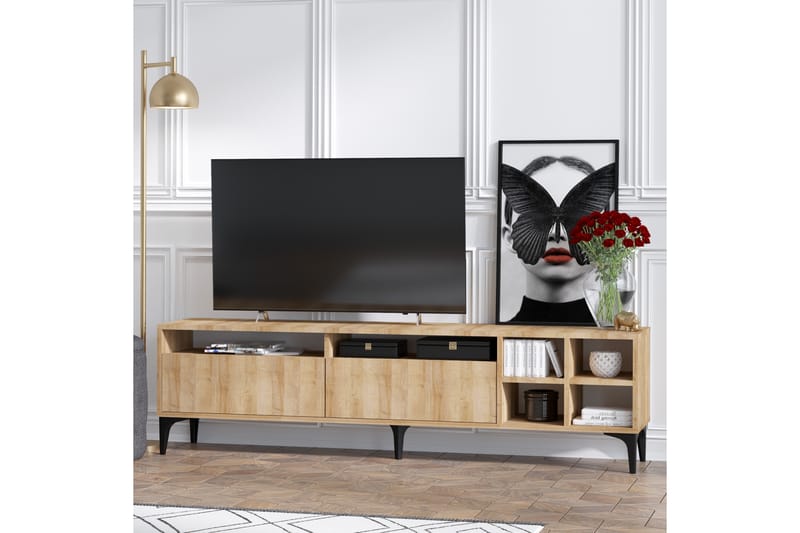 Palfrey TV-benk 180 cm - Natur - Møbler - Mediamøbel & tv møbel - TV-benk & mediabenk