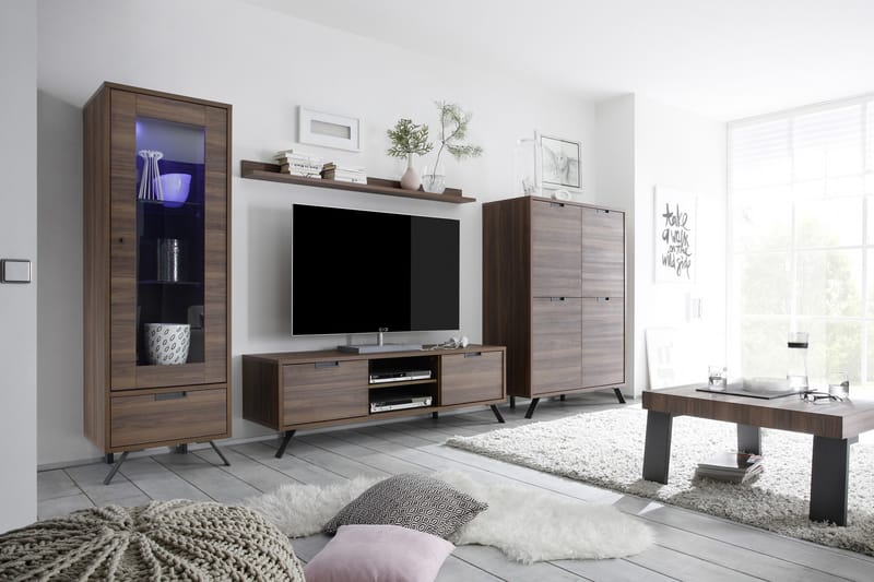 Palma TV-benk 156 cm - Mørkebrun - Møbler - Mediamøbel & tv møbel - TV-benk & mediabenk