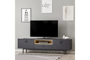 Papias TV-benk 180 cm - Antrasitt - Møbler - Mediamøbel & tv møbel - TV-benk & mediabenk