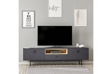 Papias TV-benk 180 cm - Antrasitt - Møbler - Mediamøbel & tv møbel - TV-benk & mediabenk