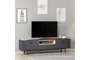 Papias TV-benk 180 cm - Antrasitt - Møbler - Mediamøbel & tv møbel - TV-benk & mediabenk