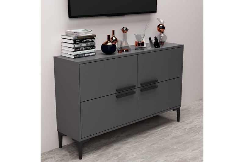 Patro TV-benk 120 cm - Antrasitt - Møbler - Mediamøbel & tv møbel - TV-benk & mediabenk
