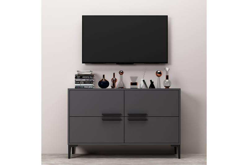 Patro TV-benk 120 cm - Antrasitt - Møbler - Mediamøbel & tv møbel - TV-benk & mediabenk