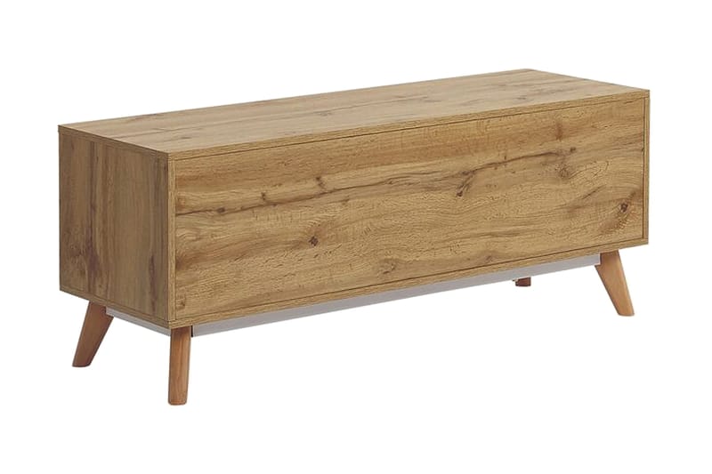 Poblat TV-Benk 120 cm - Hvit - Møbler - Mediamøbel & tv møbel - TV-benk & mediabenk