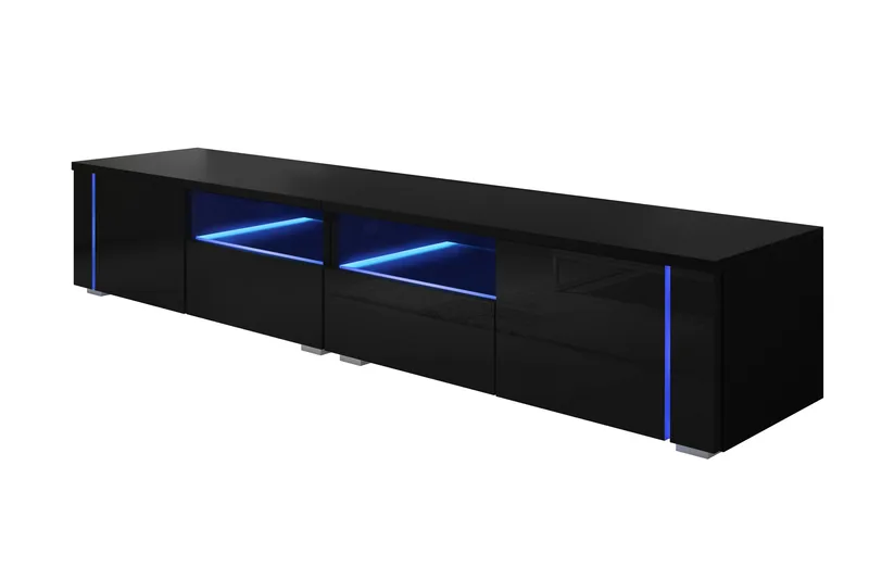 Portvasgo TV-Benk 100 cm - Svart - Møbler - Mediamøbel & tv møbel - TV-benk & mediabenk