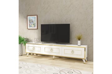 Rame TV-benk 180 cm - Gull/Hvit - Møbler - Mediamøbel & tv møbel - TV-benk & mediabenk