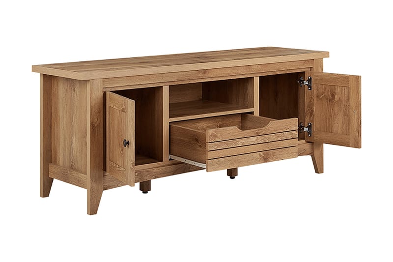 Ratulowski TV-Benk 138 cm - Tre/Natur - Møbler - Mediamøbel & tv møbel - TV-benk & mediabenk