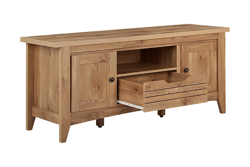 Ratulowski TV-Benk 138 cm - Tre/Natur - Møbler - Mediamøbel & tv møbel - TV-benk & mediabenk
