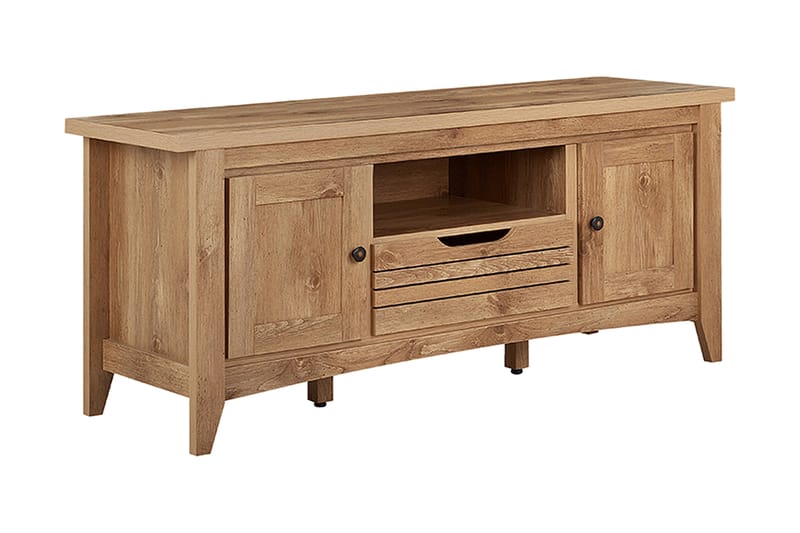 Ratulowski TV-Benk 138 cm - Tre/Natur - Møbler - Mediamøbel & tv møbel - TV-benk & mediabenk