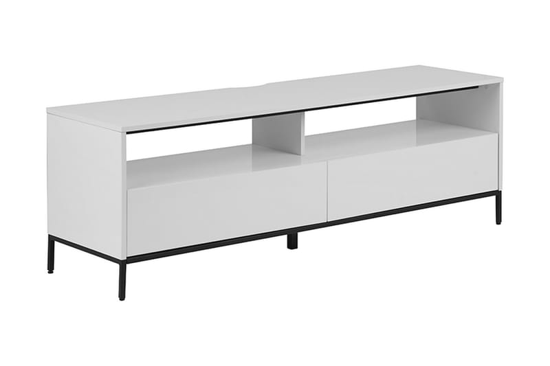 Revelle TV-Benk 150 cm med LED - Hvit - Møbler - Mediamøbel & tv møbel - TV-benk & mediabenk