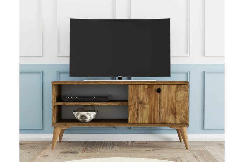 Reyne Tv-benk 90 cm - Valnøtt - Møbler - Mediamøbel & tv møbel - TV-benk & mediabenk