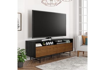 Reznor Tv-benk 157,5x49,5 cm Svart/Brun - Dorel Home - Møbler - Mediamøbel & tv møbel - TV-benk & mediabenk