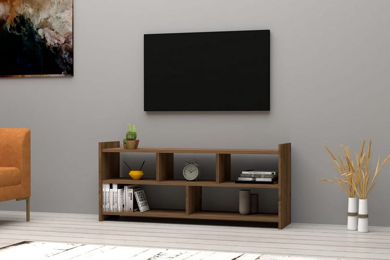 Rinorea Tv-benk 120x55 cm - Brun - TV-benk & mediabenk