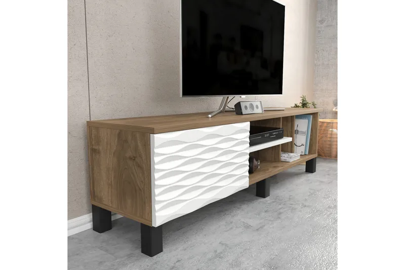 Rinorea Tv-benk 140x40,3 cm - Brun - Møbler - Mediamøbel & tv møbel - TV-benk & mediabenk
