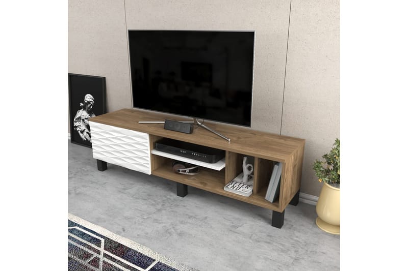 Rinorea Tv-benk 140x40,3 cm - Brun - Møbler - Mediamøbel & tv møbel - TV-benk & mediabenk
