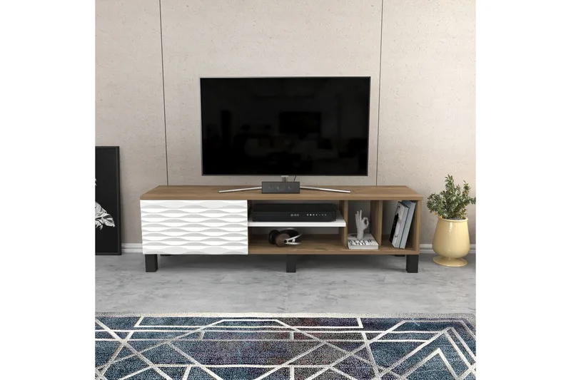 Rinorea Tv-benk 140x40,3 cm - Brun - Møbler - Mediamøbel & tv møbel - TV-benk & mediabenk