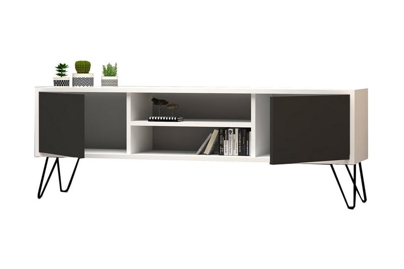 Rinorea Tv-benk 140x50 cm - Hvit - Møbler - Mediamøbel & tv møbel - TV-benk & mediabenk