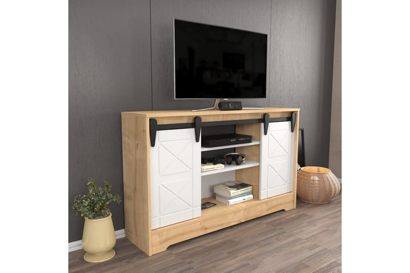 Rinorea Tv-benk 140x85 cm - Blå - Møbler - Mediamøbel & tv møbel - TV-benk & mediabenk