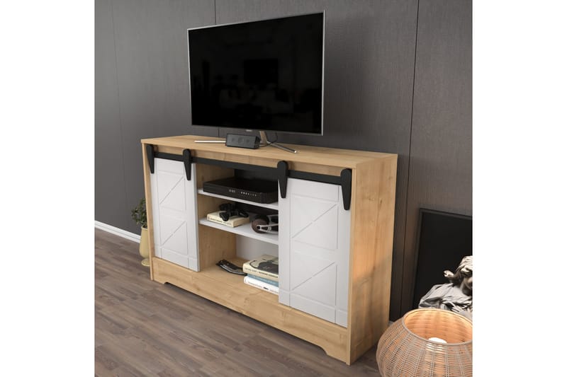 Rinorea Tv-benk 140x85 cm - Blå - Møbler - Mediamøbel & tv møbel - TV-benk & mediabenk