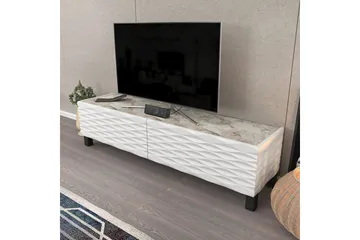 Rinorea Tv-benk 149,2x38 cm - Hvit - Møbler - Mediamøbel & tv møbel - TV-benk & mediabenk