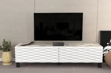 Rinorea Tv-benk 149,2x38 cm - Hvit - Møbler - Mediamøbel & tv møbel - TV-benk & mediabenk