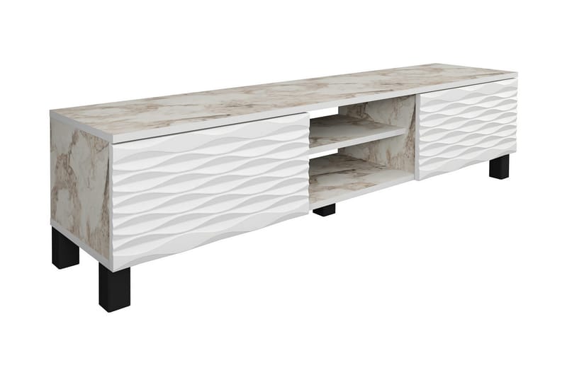 Rinorea Tv-benk 150x40,3 cm - Hvit - Møbler - Mediamøbel & tv møbel - TV-benk & mediabenk