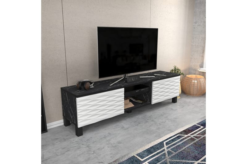 Rinorea Tv-benk 150x40,3 cm - Svart - Møbler - Mediamøbel & tv møbel - TV-benk & mediabenk
