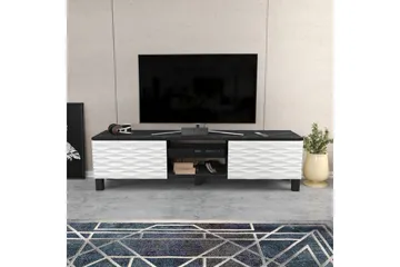 Rinorea Tv-benk 150x40,3 cm - Svart - Møbler - Mediamøbel & tv møbel - TV-benk & mediabenk