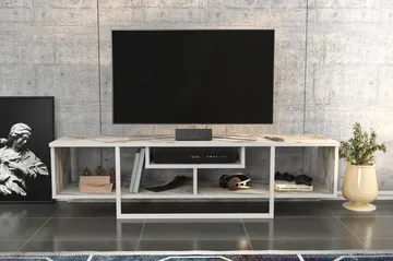 Rinorea Tv-benk 150x40 cm - Hvit - Møbler - Mediamøbel & tv møbel - TV-benk & mediabenk