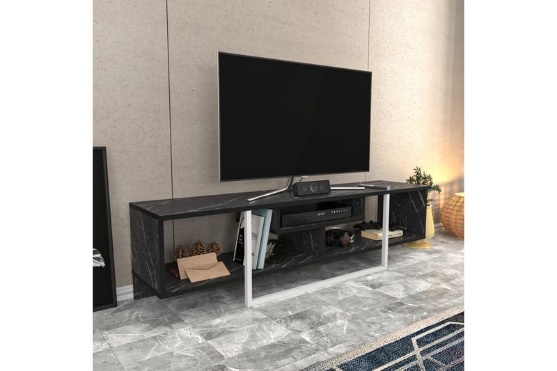 Rinorea Tv-benk 150x40 cm - Svart - TV-benk & mediabenk