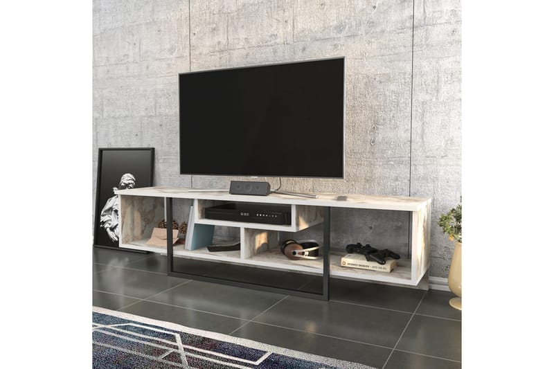 Rinorea Tv-benk 150x40 cm - Svart - TV-benk & mediabenk